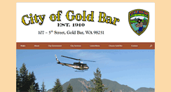 Desktop Screenshot of cityofgoldbar.us